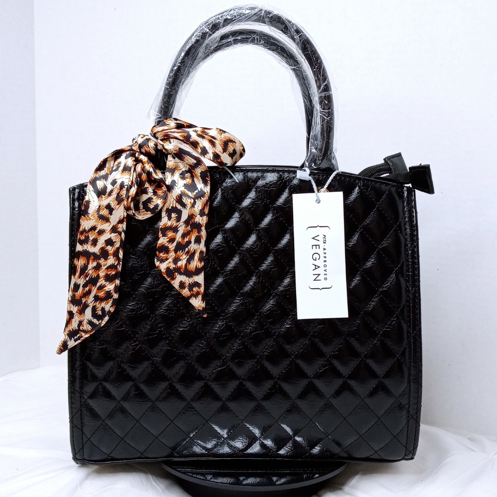 Black Quilted Handbag
